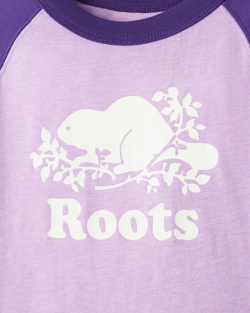 T-shirt style baseball à manches longues Cooper pour tout-petits