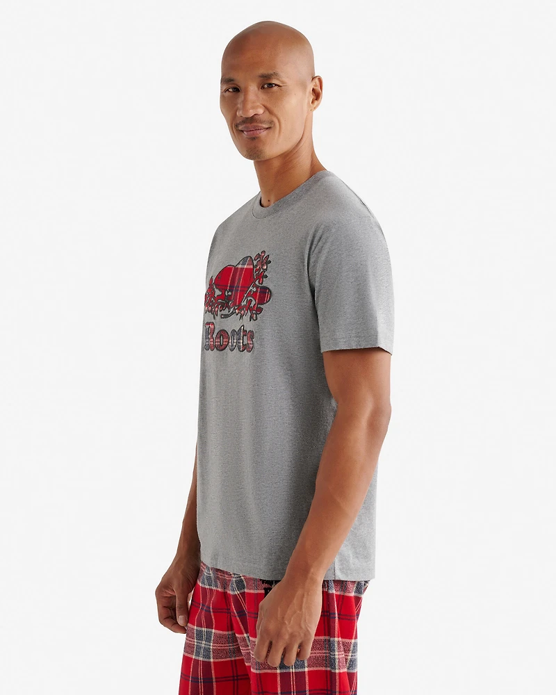 Mens Cooper Plaid Fill T-Shirt