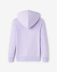 Chandail original à capuchon et glissière en jersey bouclette de coton bio pour enfants