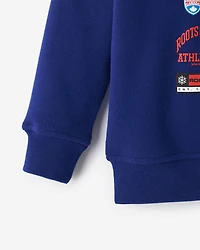 Chandail kangourou à capuchon avec écussons alpins pour tout-petits