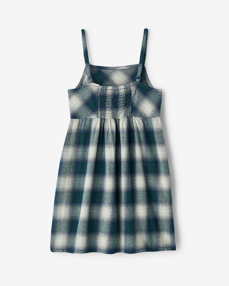 Robe à carreaux pour fille