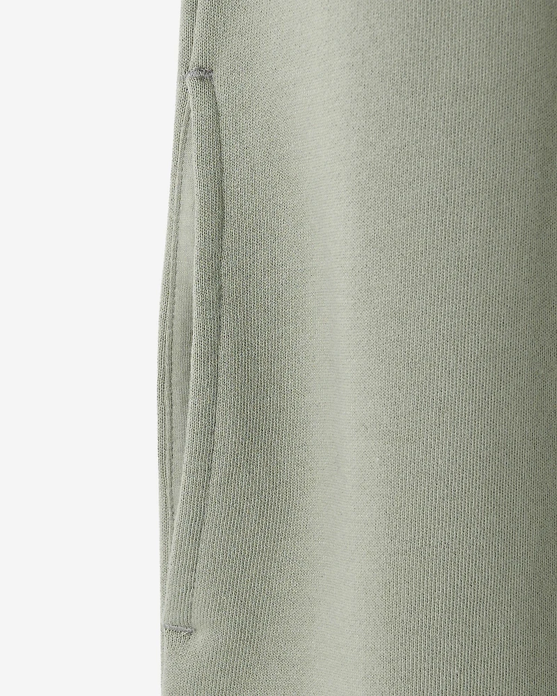 Cooper Terry Short Sleeve Quarter Zip Dress