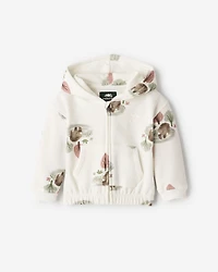 Baby Cozy Bear Zip Hoodie