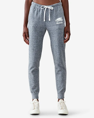 Pantalon court en molleton ajusté à cheville côtelée (entrejambe : 26 po)