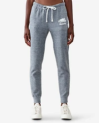 Pantalon court en molleton ajusté à cheville côtelée (entrejambe : 26 po)