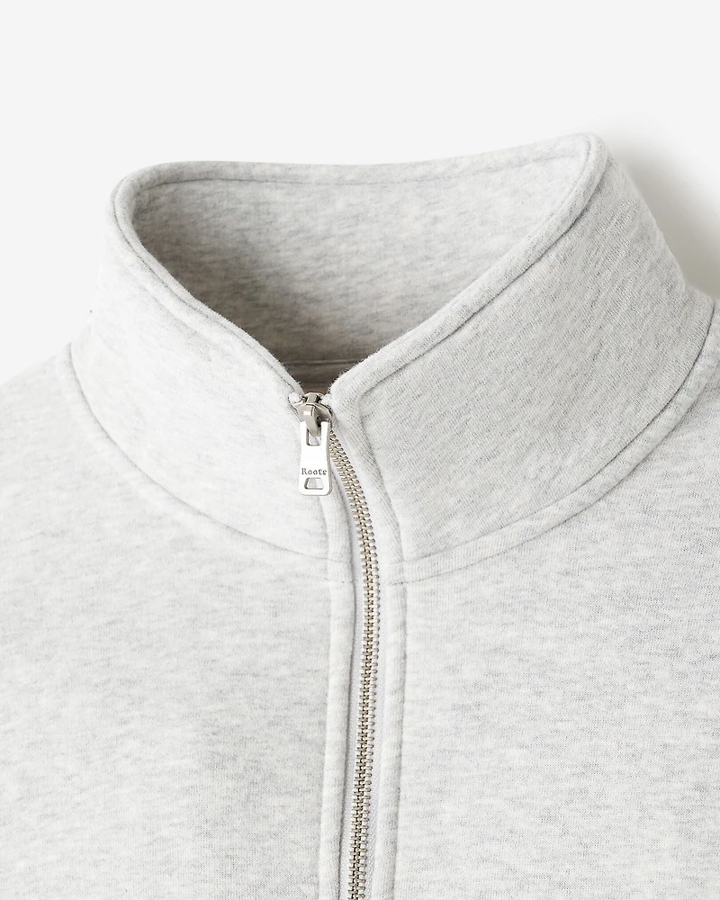 Chandail à glissière un quart en molleton Nuage coupe Un