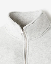 Chandail à glissière un quart en molleton Nuage coupe Un