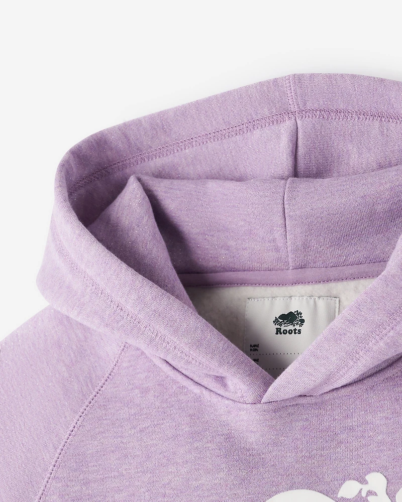 Chandail kangourou original scintillant à capuchon pour enfants