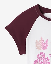 T-shirt à motif floral Olivia pour filles