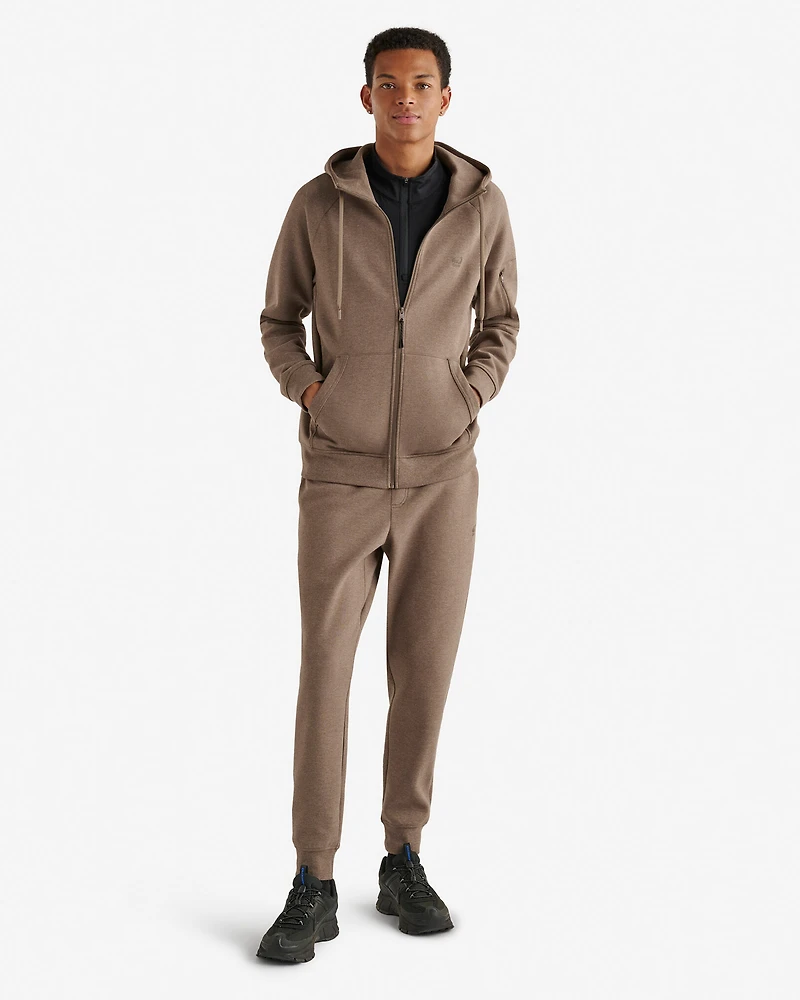 Chandail à capuchon et glissière en tissu interlock Recover