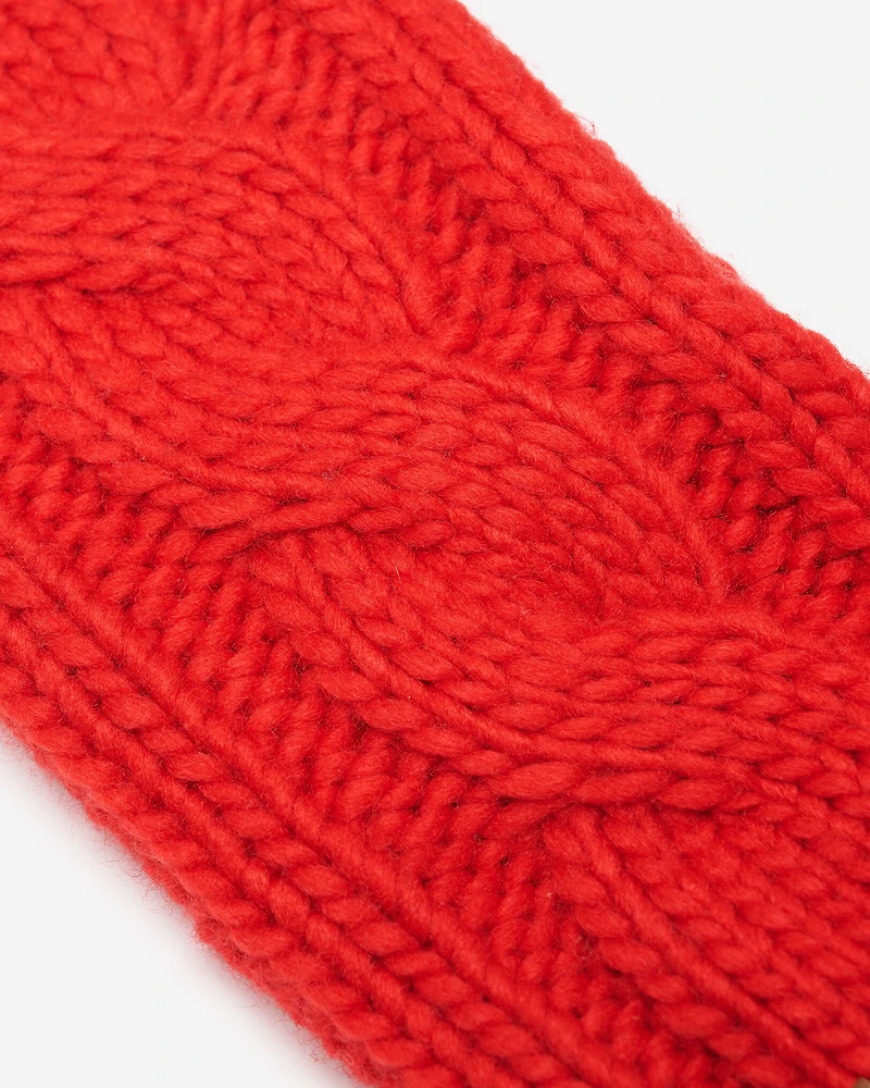 Womens Olivia Cable Mitten