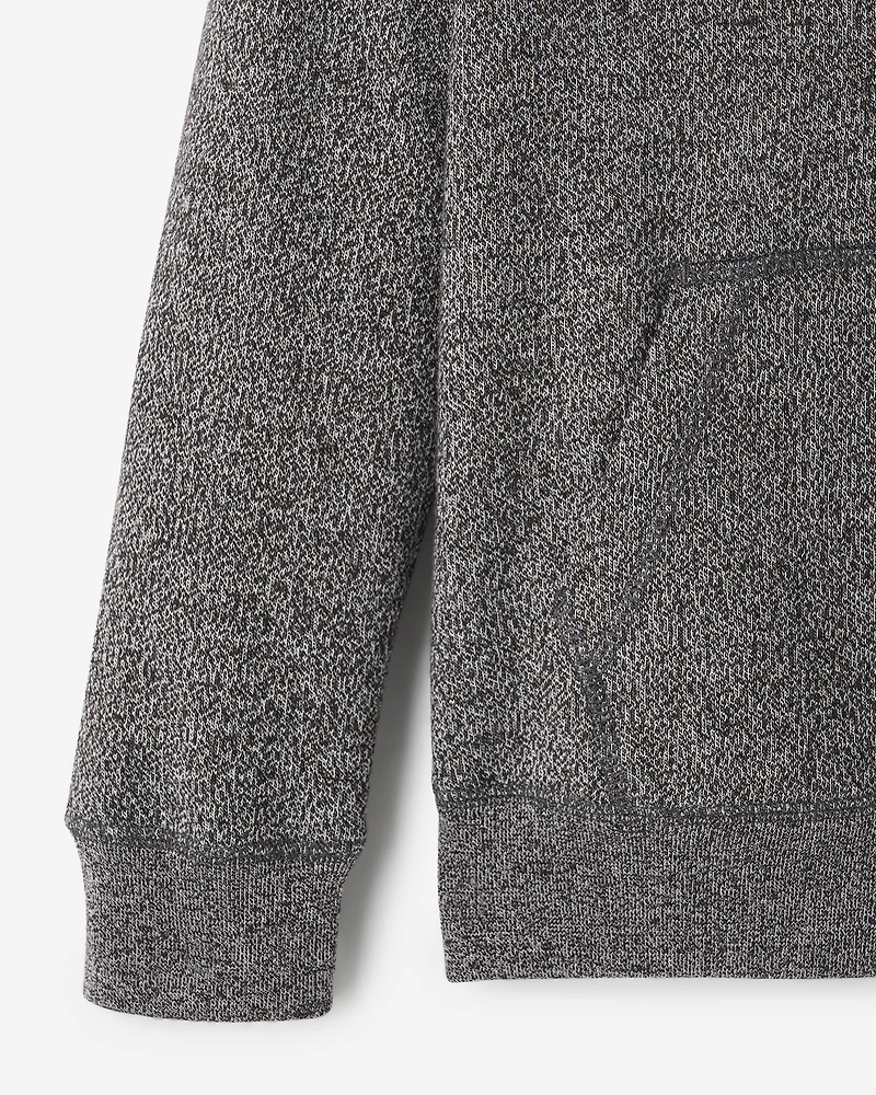 Chandail original à capuchon et glissière en coton bio pour enfants