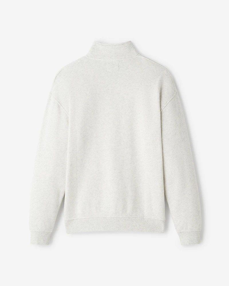 Chandail à demi-glissière avec appliqué Roots