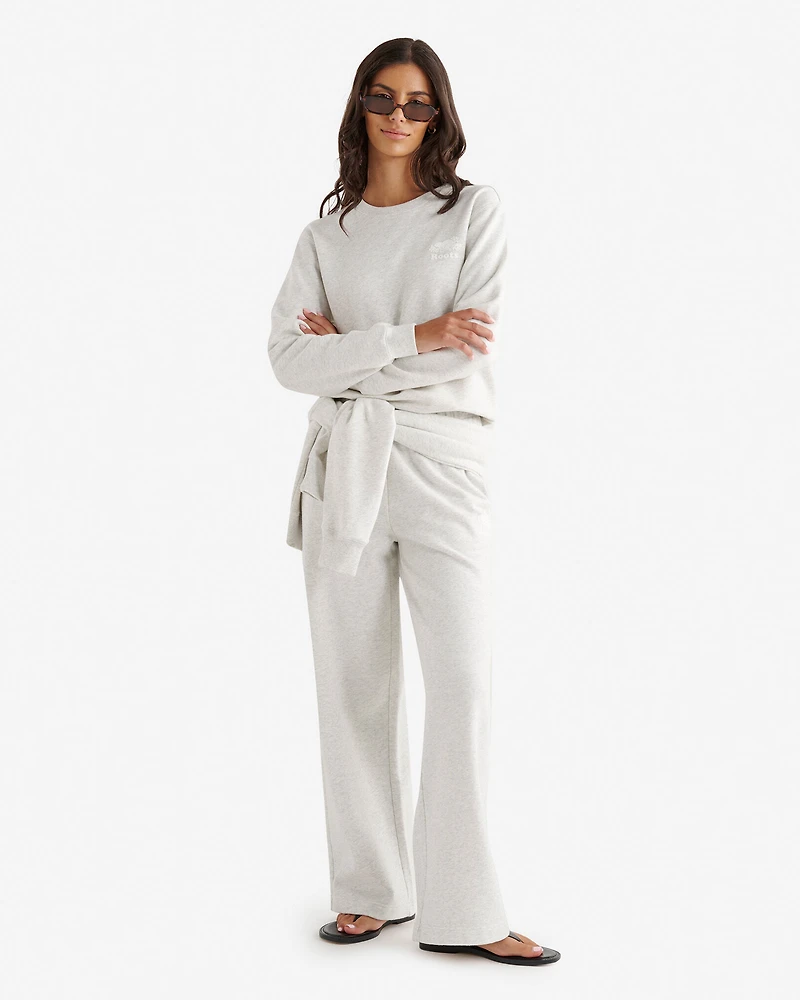 Chandail à col rond décontracté en coton bio Cooper