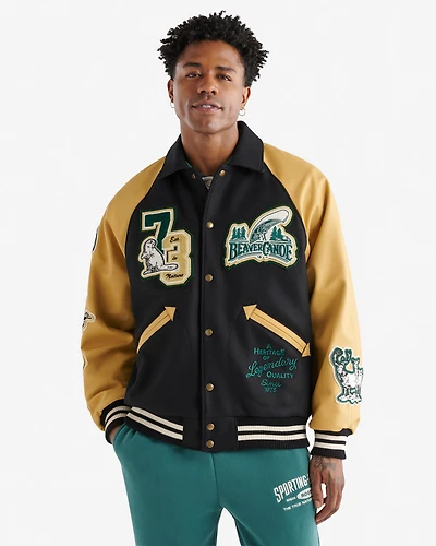 Beaver Canoe Varsity Jacket