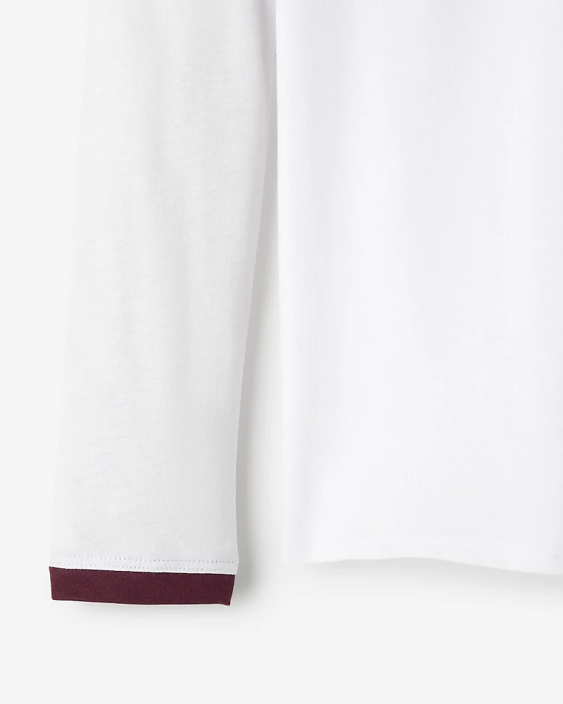 T-shirt à manches longues déconracté Cooper Pop pour filles