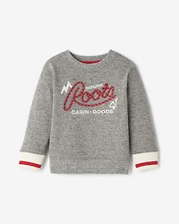 Toddler Cabin Rope Applique Crew Sweatshirt