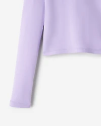 T-shirt sport à ourlet tulipe ajusté pour filles
