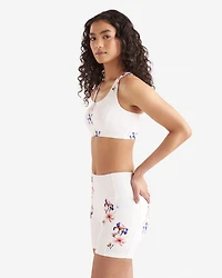 Soutien-gorge sport extensible floral Restore