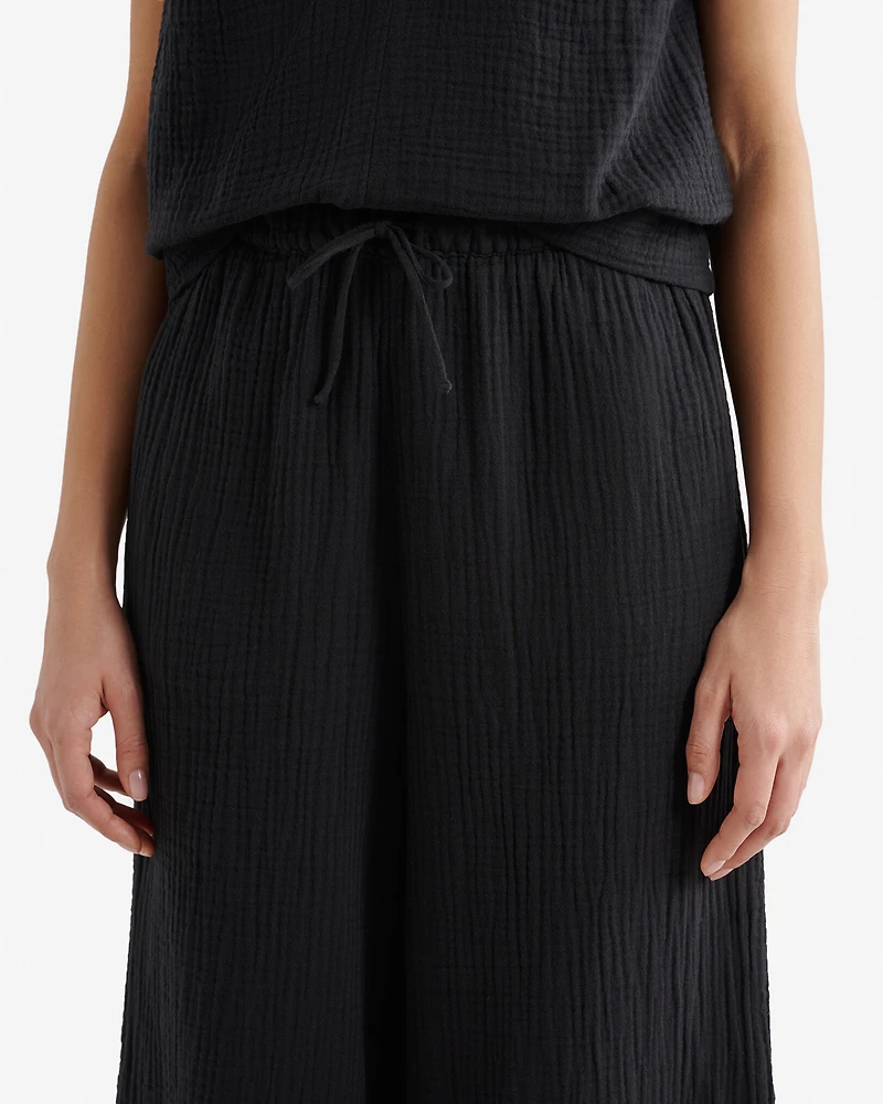 Isla Cotton Wide Leg Pant