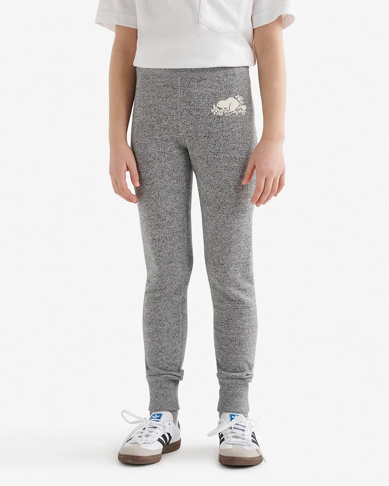 Pantalon en molleton douillet pour fille