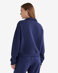 Chandail à demi-glissière en molleton Nuage