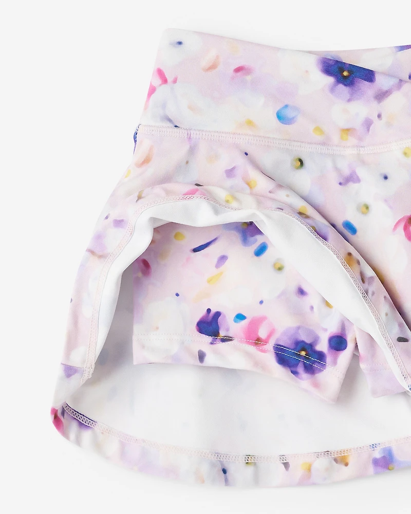 Jupe-short portefeuille sport pour toutes-petites