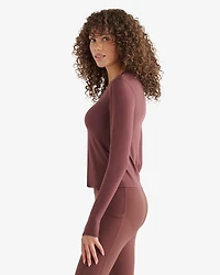 Renew Knit Fitted Long Sleeve Top