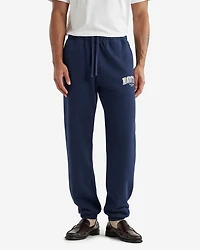 Pantalon en molleton avec appliqué à carreaux