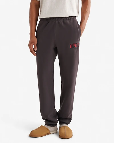 Plaid Applique Sweatpant