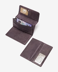 Grande pochette en cuir Tribe