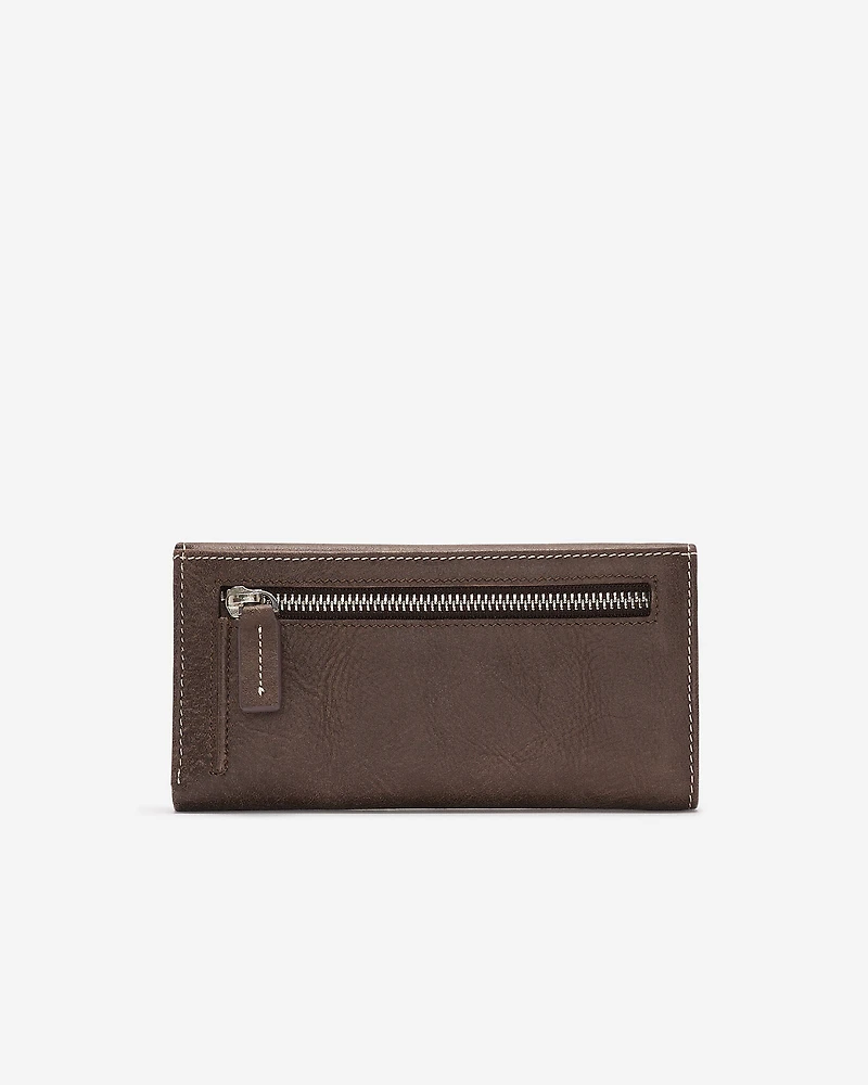Pochette moyenne en cuir Tribe