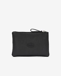 Grande pochette à glissière en cuir Cervino