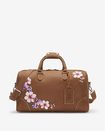 Petit sac Banff floral en cuir Tribe