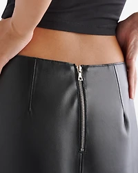 Short Leather Skirt