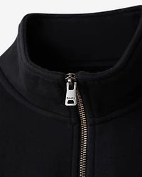 Chandail à col glissière décontracté Cooper en coton bio