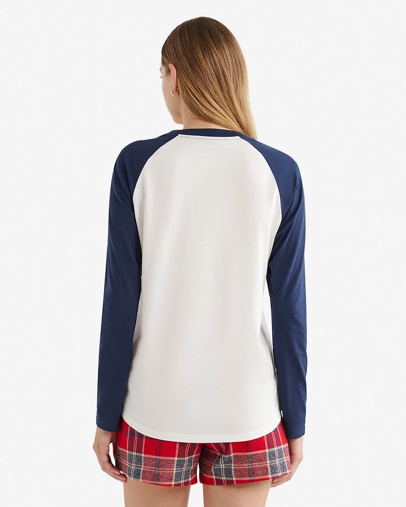 Womens Cooper Plaid Long Sleeve T-Shirt