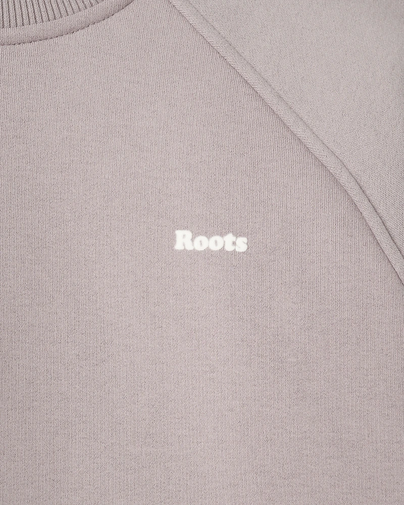 Chandail à col rond essentiel en molleton Nuage