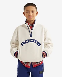 Chandail sport à col demi-glissière en micromolleton pour enfants