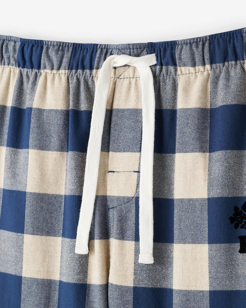 Mens Park Plaid Pajama Pant