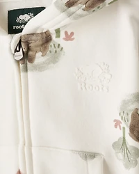 Baby Cozy Bear Zip Hoodie