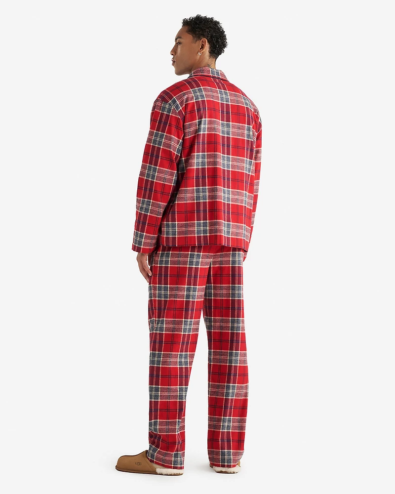 Mens Park Plaid Sleep Set