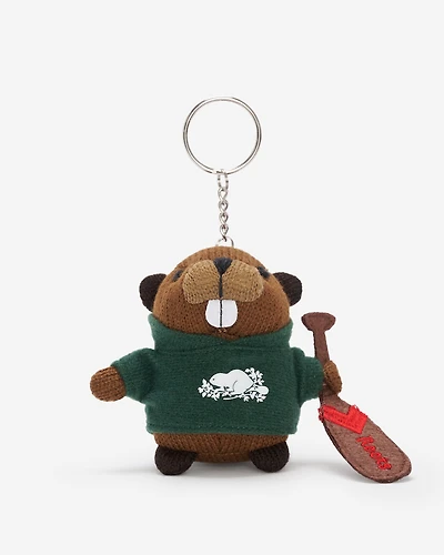 Beaver Canoe Keychain
