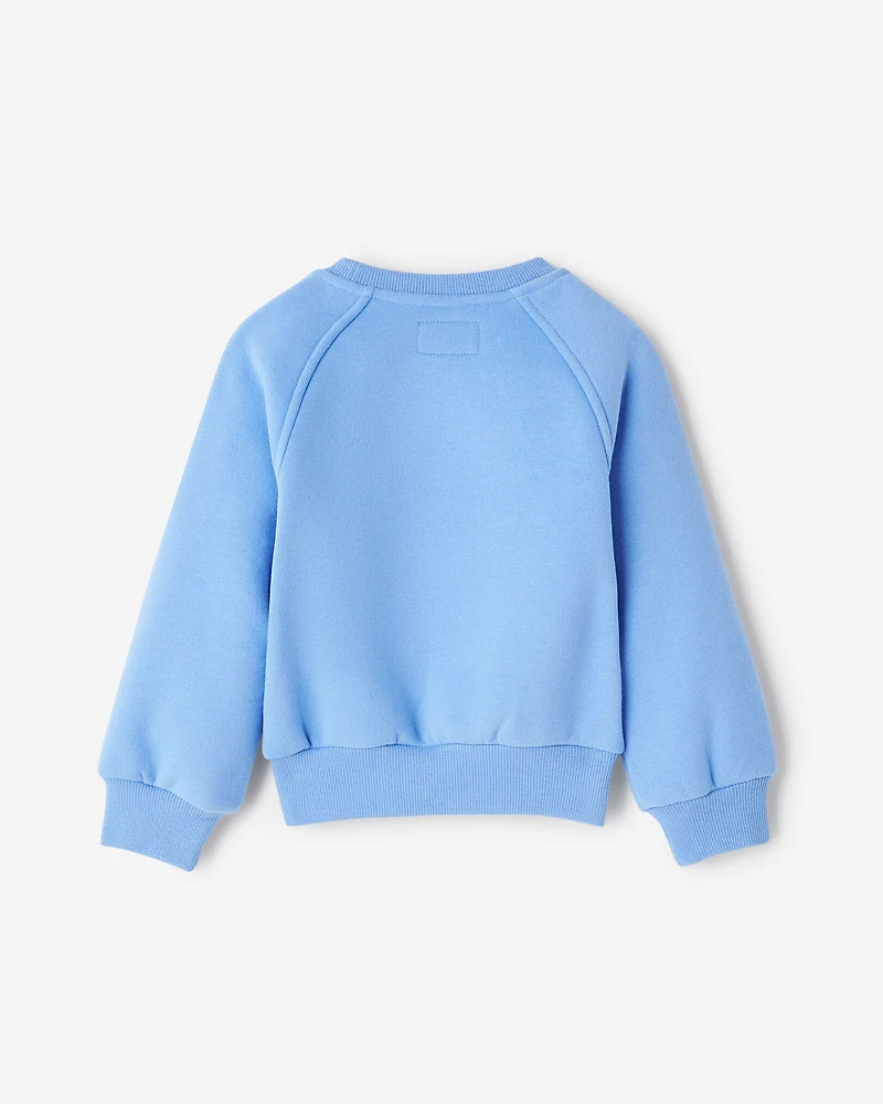 Toddler Girls Cloud Bubble Crew Sweatshirt