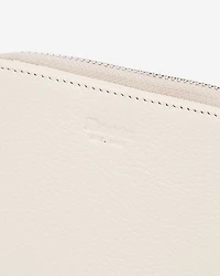 Petite pochette à glissière en cuir Cervino