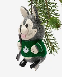 Hockey Husky Ornament