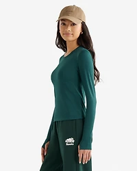 Renew Knit Fitted Long Sleeve Top