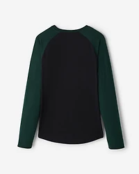 Mens Cooper Plaid Raglan Long Sleeve T-Shirt