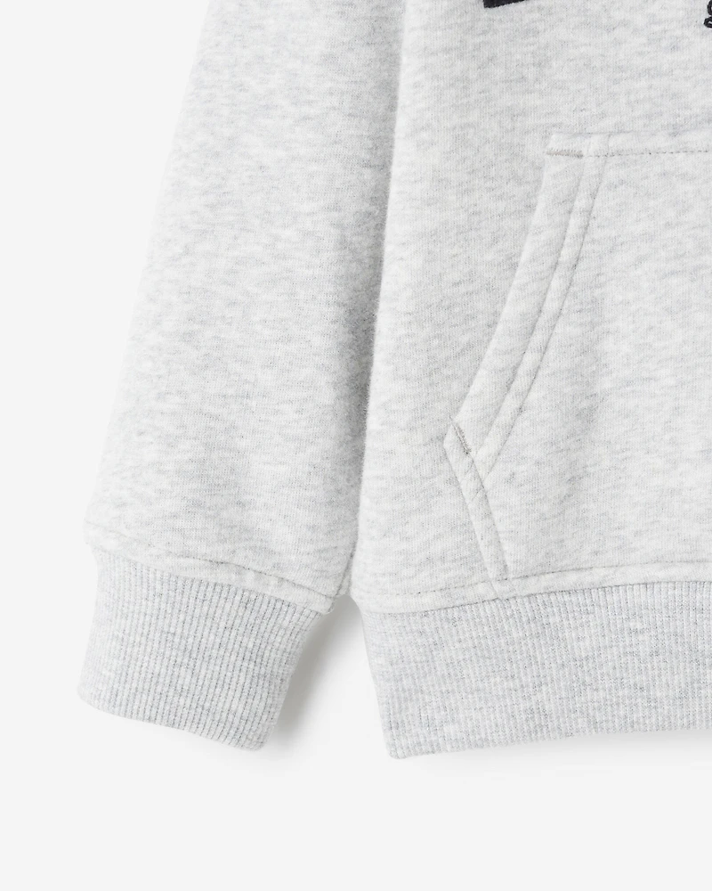 Toddler Plaid Applique Hoodie