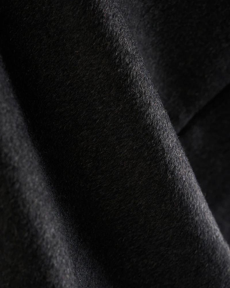 Long Wool Blend Coat
